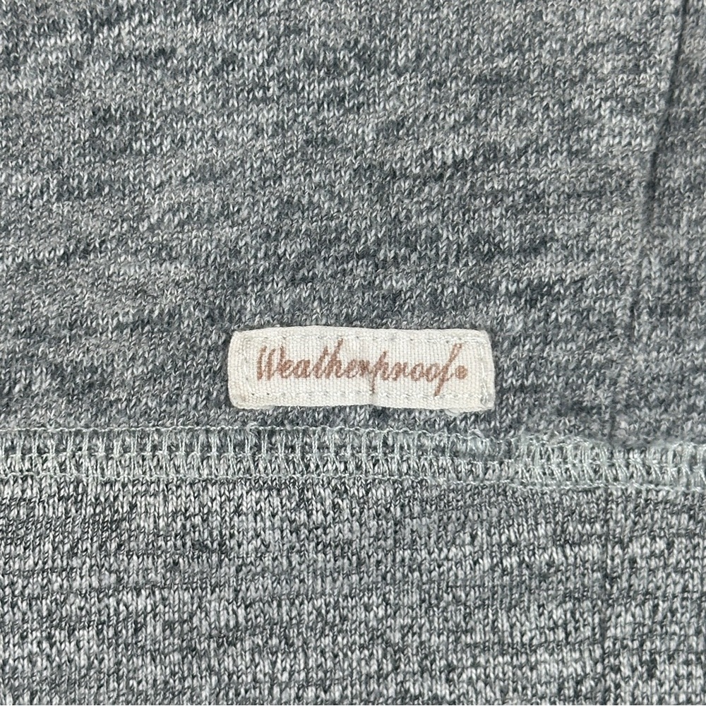 Weatherproof Vintage Men’s Medium Gray Crewneck Sweatshirt Lightweight Pullover - Picture 4 of 7